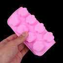 16Holes Cute Pet Cat Dog Paws Silicone Mold Cookie Mould Diy Cake Decorative+ BX