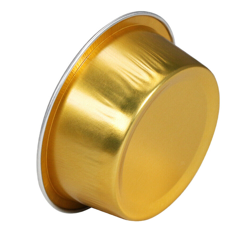 20 Pieces Wax Melting Bowl Mini Remover Wax Bean Beads Pot Golden 5.2x2cm