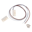 Recessed NC/NO White Wired Magnetic Reed Switch Door Window Alarm System