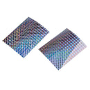 4Pcs Reflective Holographic Scales Prism Film Fishing Lure Tape 3.9" x 2.9"