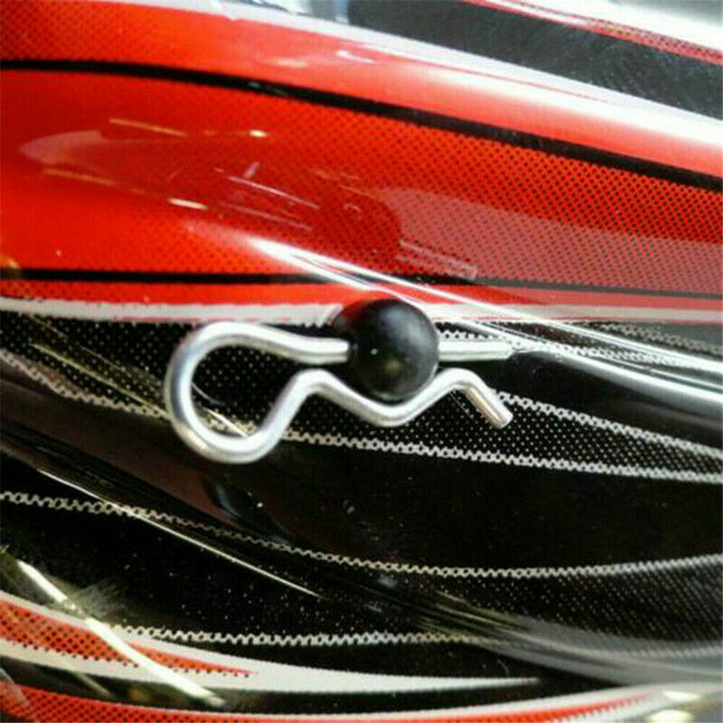 100Pcs Metal Body Shell Clips Buckles For 1/16 HSP Traxxas RC Car Truck Parts/