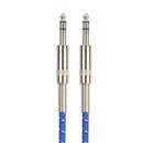 3 M 6.35 Mm Male-Pair Stereo Audio Cable For Electric Box Guitar Bass Ef NKY
