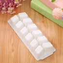 12 Cube Large ice tool Tray Pudding Jelly Maker Mold Square Mould