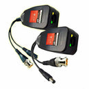 Utp Balun Hd Cat5 To Bnc Video Baluns Transceiver Passive With Power Connec