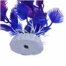 Artificial Plant Blue Purple Plastic Aquarium Decoration