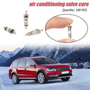 100pcs Auto Air Conditioning Repair Valve Cores R12 Car A/C Valve Cores White