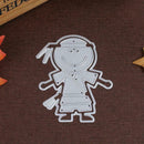 Cartoon Boy Metal Cutting Dies Stencil DIY Scrapbook Paper Card Craft
