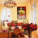 Christmas Clock 5D Diamond DIY Painting Home Decor Craft