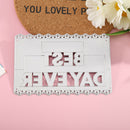 Cutting Dies Embossing Decorative Mold Letters Scrapbook Template (GG0321) A