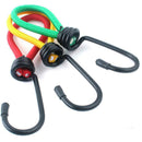 3pcs/Set Outdoor Camping Tent Latex Elastic Rope Buckle Hook Fixed Bundle Straps