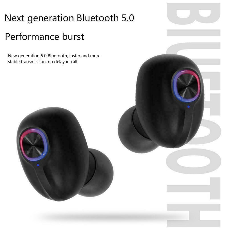 Bluetooth 5.0 Headset TWS Wireless Earphones Mini Earbuds Stereo Headphones C0G9