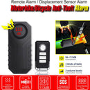 113dB Wireless Bicycle Anti-theft Alarm Waterproof Remote Control Alarm Sens_kz