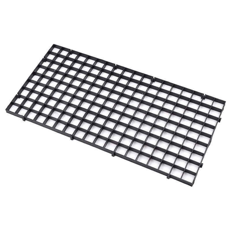 Grid Divider Tray Aquarium Fish Tank Bottom Isolate, 1PCS Black A3F9