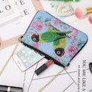 DIY Parrot Special Shape Diamond Painting Leather Clutch Chain Shoulder Bag