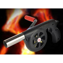 Manual BBQ Fan Air Blower Outdoor Picnic Grill