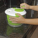 Ctg-00-Sas Salad Spinner, Green And White