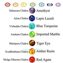 Unisex 7 Chakra Healing Balance Beaded Bracelet Lava Yoga Reiki Prayer Stone