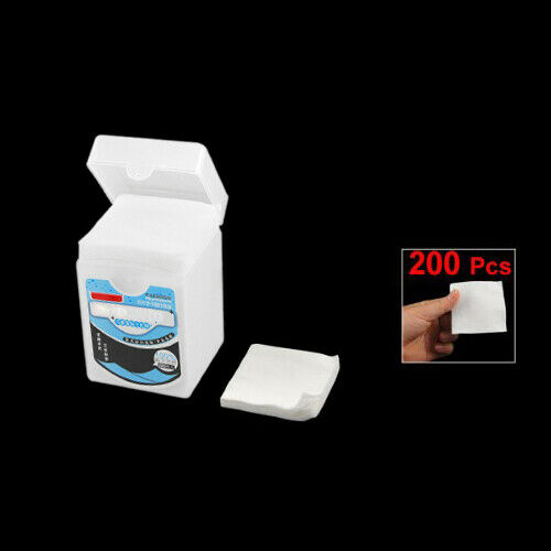 Make Up Square Shape White Facial Cotton Pads 200 Pcs for Lady M2D1