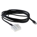 1Pc DIY car aux in input female interface adapter cable for mazda 3 6 mx-5 rx lj