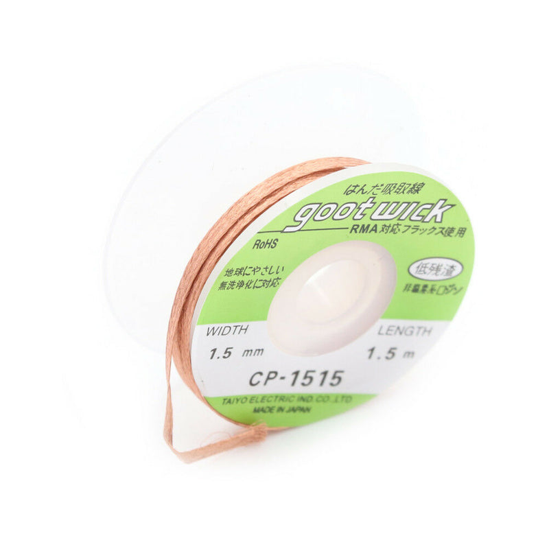CP-1515 1.5mm 1.5m Desoldering Wick Desolder Braid Soldering Remover Tool SEAU