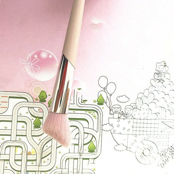 1Pcs Angled Blush Makeup Brush Contour Blusher Face Cheek Nose Loose Power  U7H5