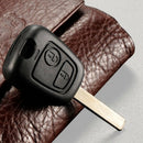 Shell key plip for remote car Peugeot 207 307 407 107 307 SW 308 2 fob