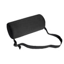 Travel Lumbar Roll Black For Car Seat Office Chairs Pillow Low Back Support Home