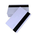 10pcs PVC PLASTIC BLANK WHITE CREDIT CARD 30 MIL With Loco I5W3 Magnetic_St O2Z7