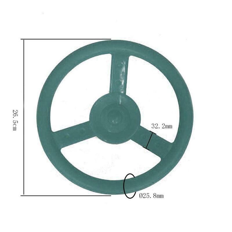 Small Children's Steering Wheel Accessories PE Compass Decor Play Small Plastic