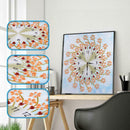 DIY Special Shaped Diamond Painting Sun Flower Wall Clock Crafts Embroidery