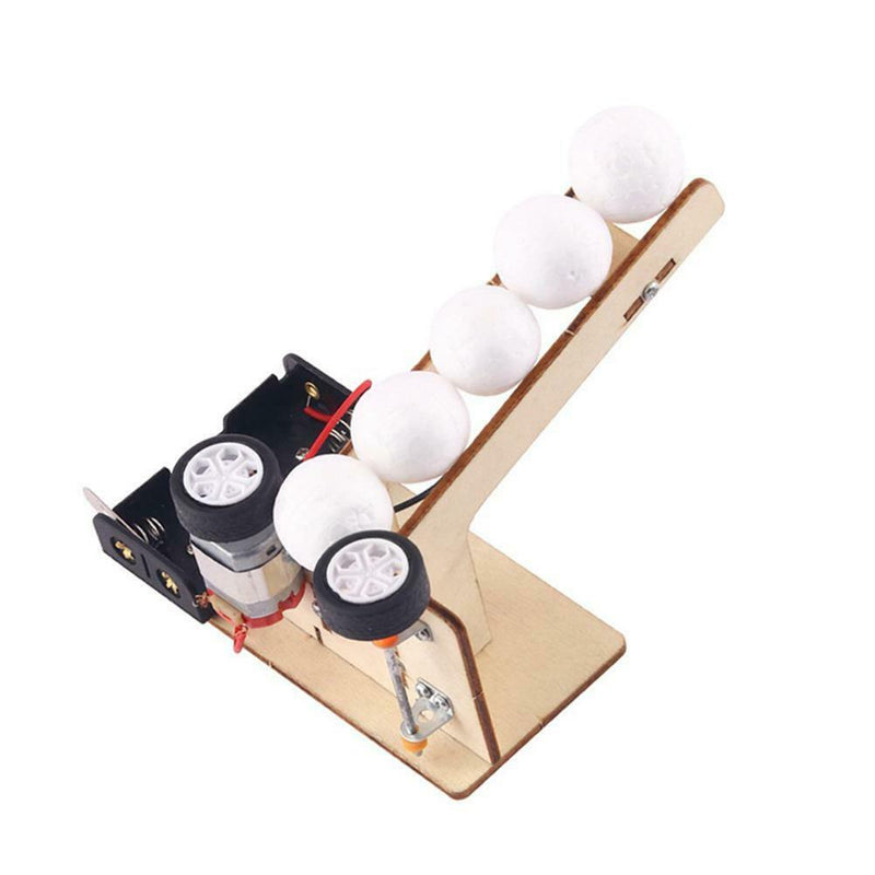 Electric Ball Pitching Machine Kits Children DIY Science Educational Toys