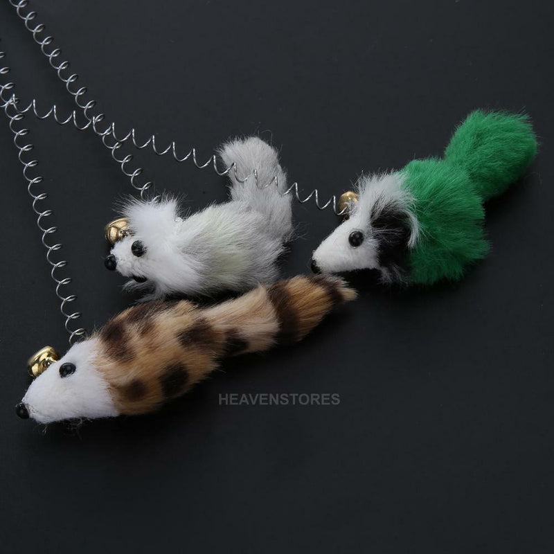 3Pcs False Mouse Pet Cat Toys Mini Funny Playing Toys For Cats Bottom Sucke hv2n