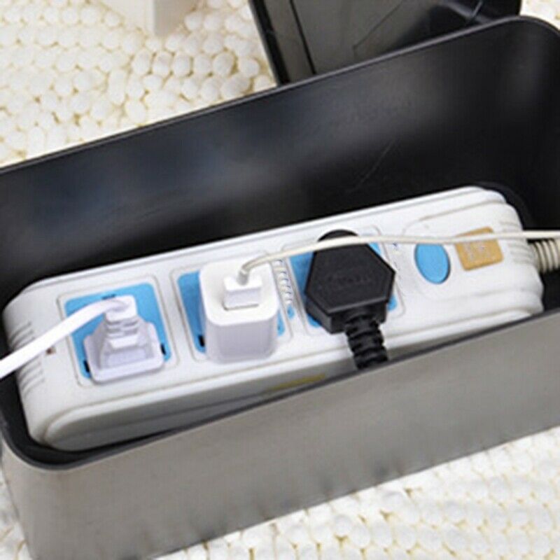 Plastic Wire Power Cable Storage Box Cable Manager Organizer Box Power Line B9K1