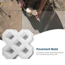 DIY Garden Pavement Mold 8-shaped Walkway Path Concrete Paving Cement Mold