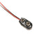 2X9V Battery Power Cable Plug Clip for Arduino with jack connector 5.5*2.1mm 3CD
