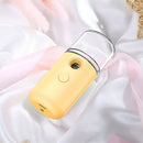 30ml USB Face Steamer Nano Humidifier Mist Moisturizing Sprayer (Yellow)
