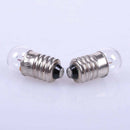 10pcs White LED 2.5V E10 BULB Screw GLOBE for FLASHLIGHT TORCH HEAD LAMP BICYCLE