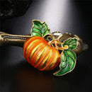 Enamel Pumpkin Brooch Pin Banquet Badge Suits Shirt Collar Pin Jewelry Gift JR