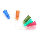 6X Mixed DIY Plastic Blunt Dispensing Syringe Needle Tips Flexible 14-25 LJ