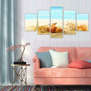 5pcs 5D DIY Full Drill Diamond Painting Beach Cross Stitch Mosaic Kit Decor