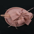 Women Chic Fascinator Hat Cocktail Wedding Party Church Headpiece Fashion H