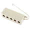 1Pc RJ11 splitter 5 way adapter 1 male to 5 female RJ-11 phone jack splittersOZ