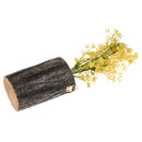 Artificial Succulent Plant Mini Faux Potted Wooden Stump Home Hotel Decor