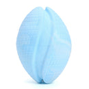 Pet Rugby Shape Chew Toys Dog Bite Tooth Clean Interactive Balls (Blue)