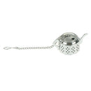 Cute Stainless Steel Teapot Tea Infuser Spice Drink Strain Herbal Filter&Tra 3C