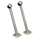 2pcs Rail Supports Bracket Ceiling-mounted Clothes Hanger Socket-ÃŽÂ¦32x300mm