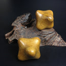 2x NEW Massage Hand Palm Reflexology Relaxation Wood Wooden Star Tool FT