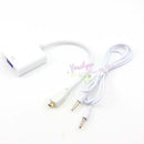 New HDMI Male to VGA Female Video Converter Adapter+3.5mm Audio Cable TV