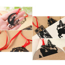 2Pcs Cute Black Cat Metal Hollow Bookmark Holder Paper Marker Stationery SupplMO