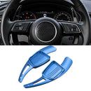 Blue 2x Car Steering Wheel Shift Paddle Shifter FOR AUDI A3 A4L A5 A8 Q2 Q7 TT